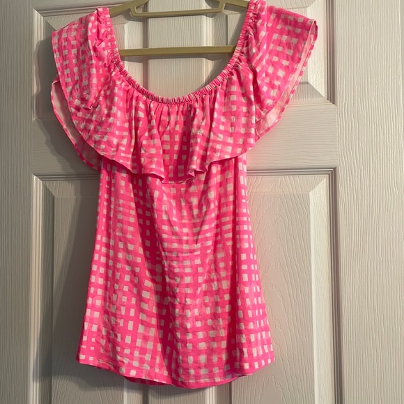 Lilly Pulitzer Off the Shoulder L - Picture 1 of 2